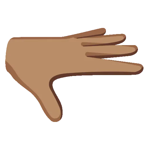 Palm Down animated emoji