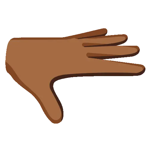 Palm Down animated emoji