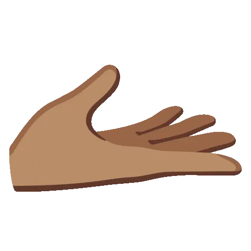 Palm Up animated emoji