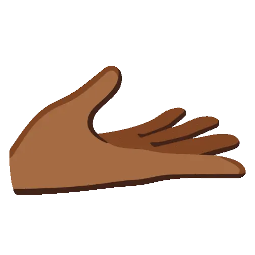 Palm Up animated emoji