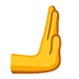 Rightwards Pushing Hand emoji on Google