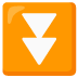 Fast Down Button emoji on Google
