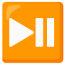 Play or Pause Button emoji on Google