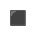 Black Medium-Small Square emoji on Google