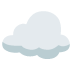 Cloud emoji on Google