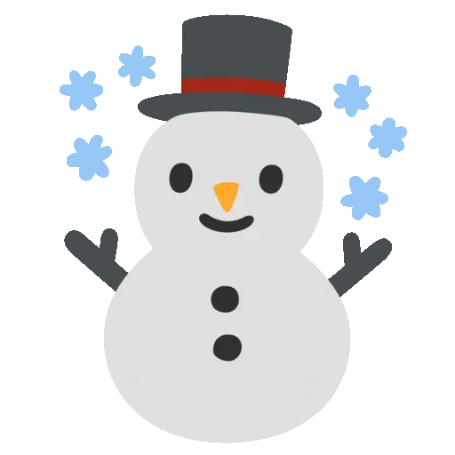Snowman emoji
