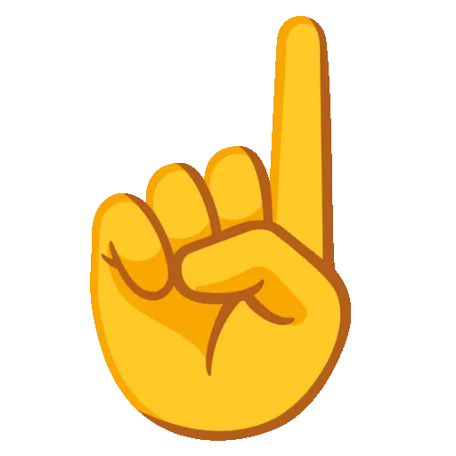 Index Pointing Up emoji