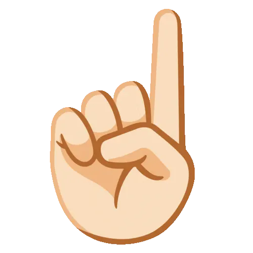 Index Finger animated emoji