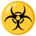 Biohazard Sign emoji on Google
