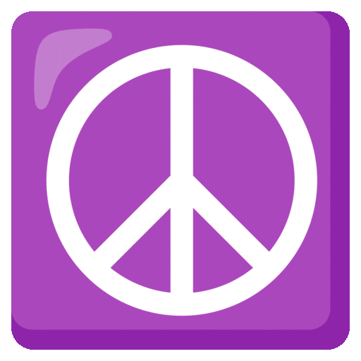 peace symbol animated