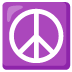 Peace Symbol emoji on Google
