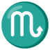 Scorpio emoji on Google