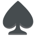Spade Suit emoji on Google