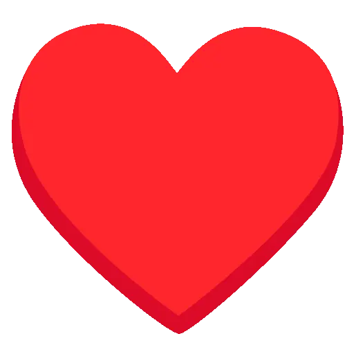 Heart animated emoji