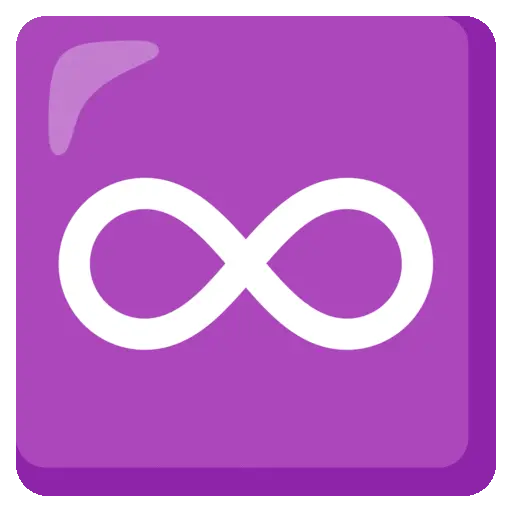 Infinity emoji