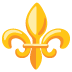 Fleur-de-lis emoji on Google