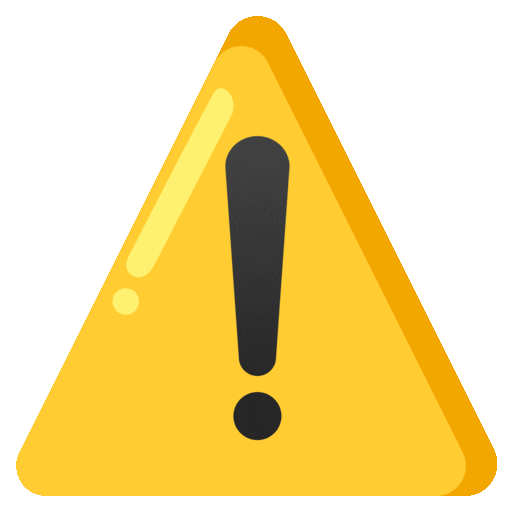 warning animated
