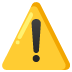 Warning Sign emoji on Google