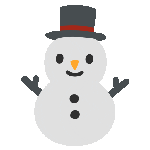 snowman without snow animated