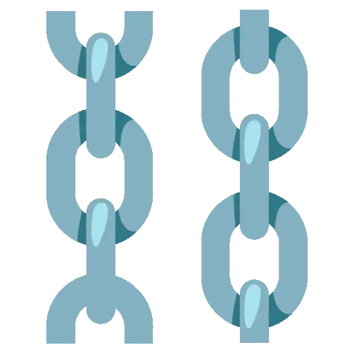 Chains animated emoji