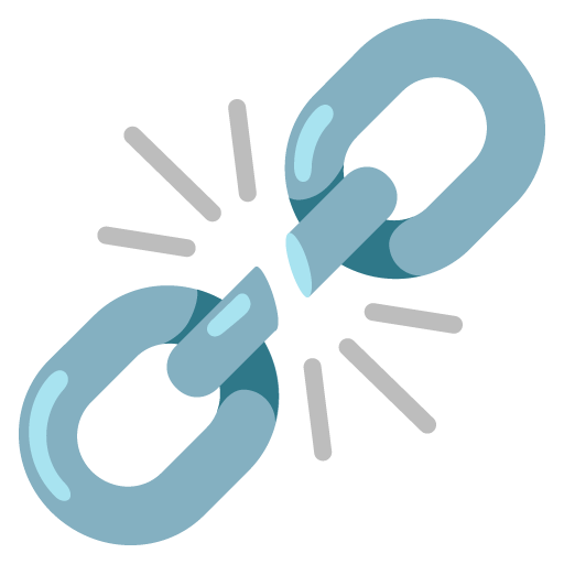 Broken Chain emoji