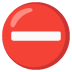 No Entry emoji on Google