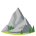 Mountain emoji on Google