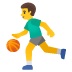 man bouncing ball emoji on Google