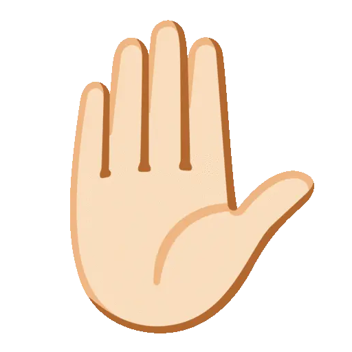 raised hand