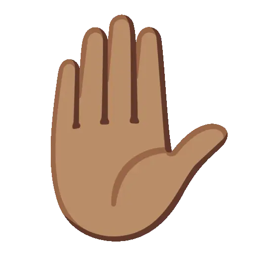 Raised Hand animated emoji