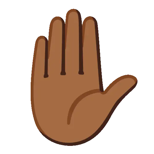Raised Hand animated emoji