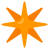 Eight Pointed Star emoji on Google