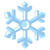 Snowflake emoji on Google
