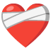 mending heart emoji on Google