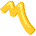 Part Alternation Mark emoji on Google